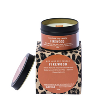 Load image into Gallery viewer, Firewood Travel Candle 100g