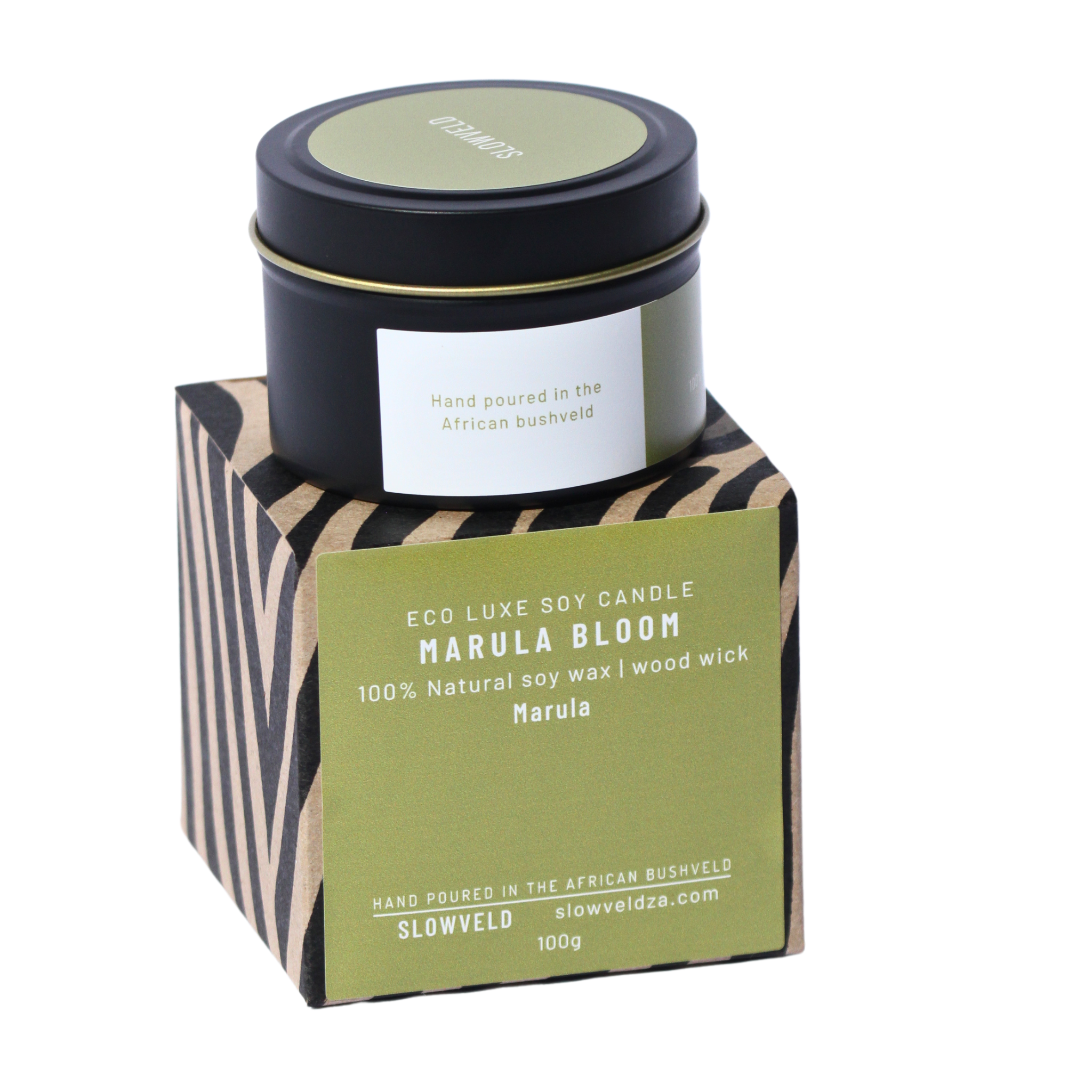 Marula Bloom Travel Soy Candle 100g