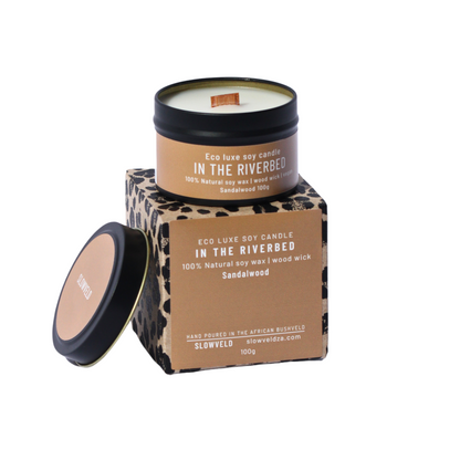 In the Riverbed Travel Soy Candle 100g