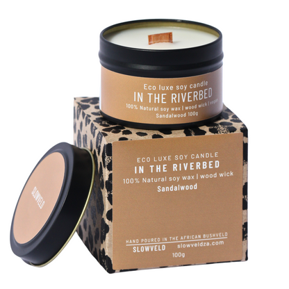 In the Riverbed Travel Soy Candle 100g