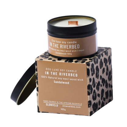In the Riverbed Travel Soy Candle 100g