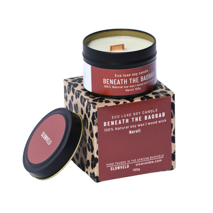 Beneath the Baobab Travel Soy Candle 100g