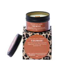 Load image into Gallery viewer, Firewood Travel Candle 100g
