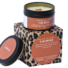 Load image into Gallery viewer, Firewood Travel Candle 100g
