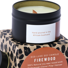 Load image into Gallery viewer, Firewood Travel Candle 100g
