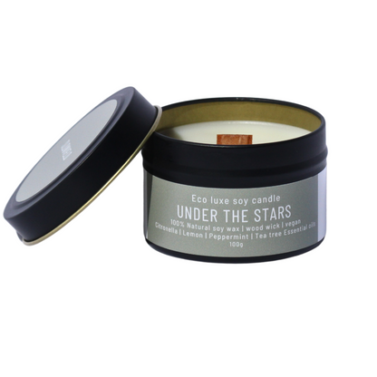 Under the Stars Travel Soy Candle 100g