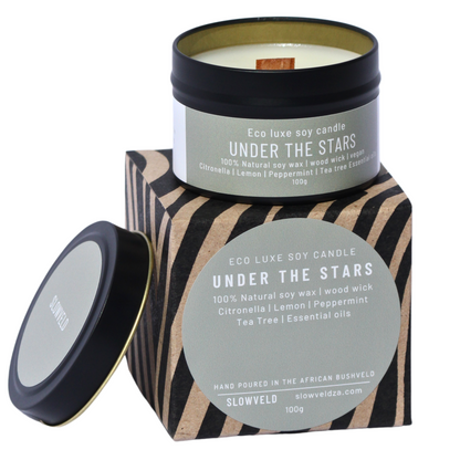 Under the Stars Travel Soy Candle 100g