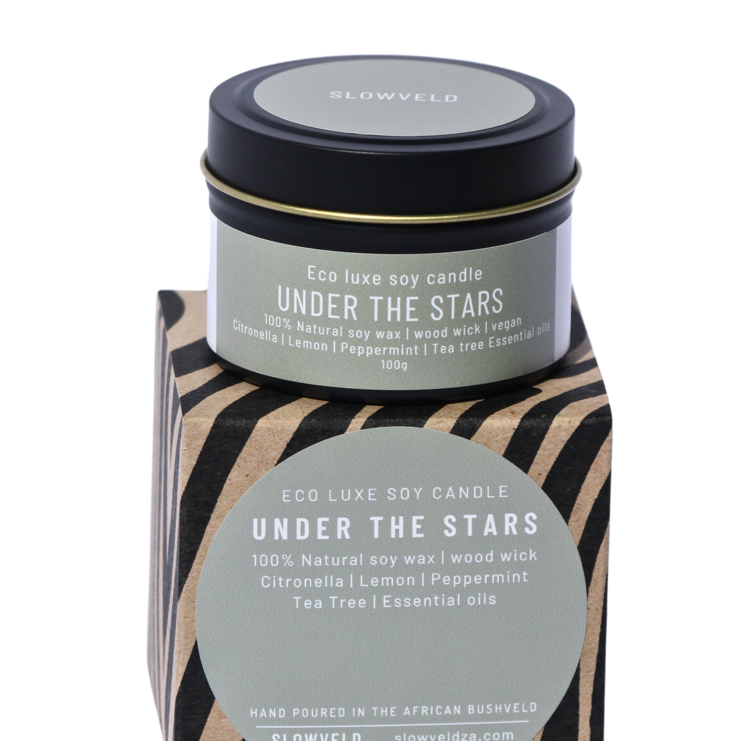 Under the Stars Travel Soy Candle 100g