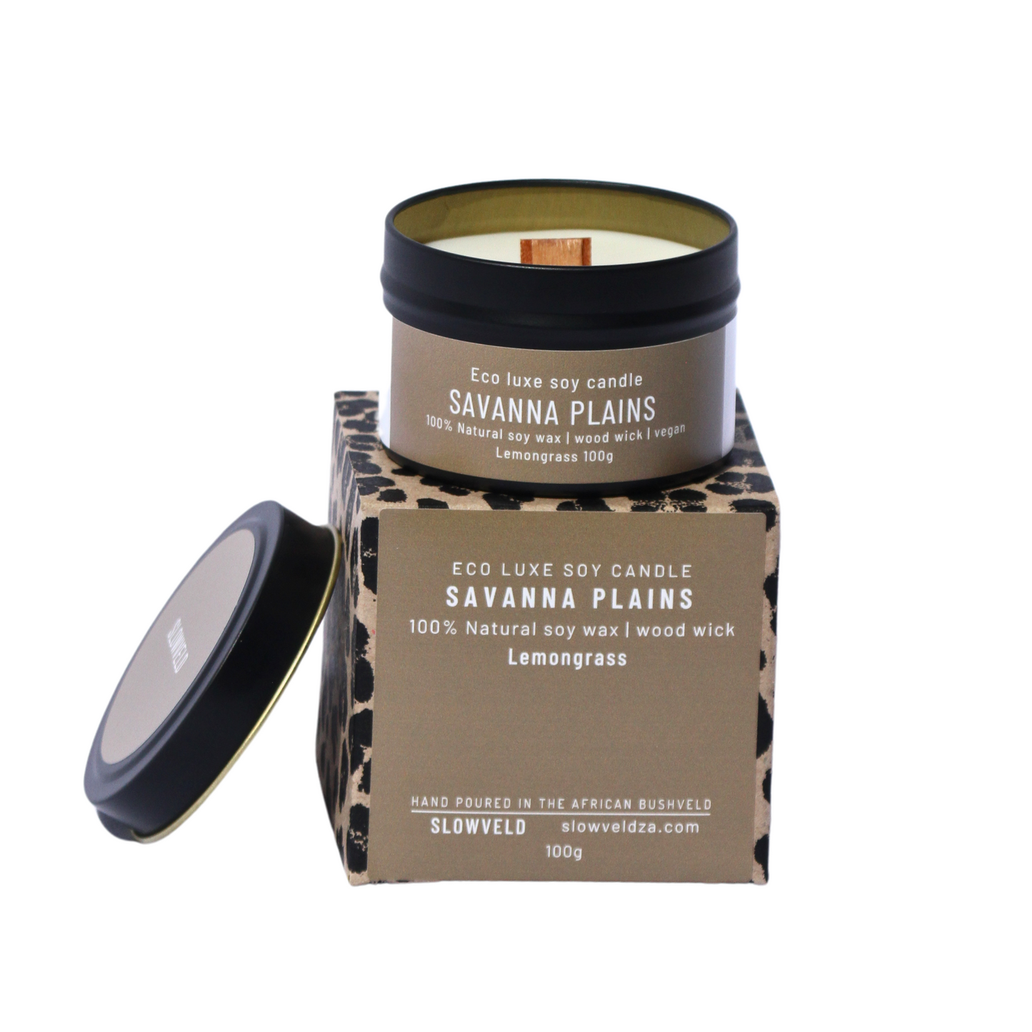 Savanna Plains Travel Soy Candle 100g