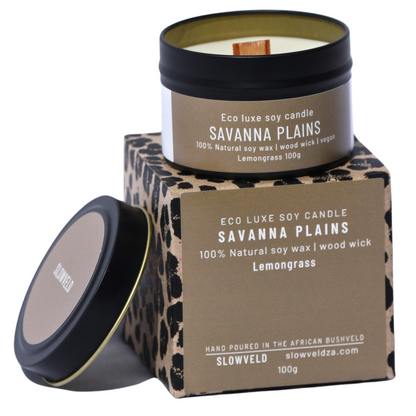 Savanna Plains Travel Soy Candle 100g