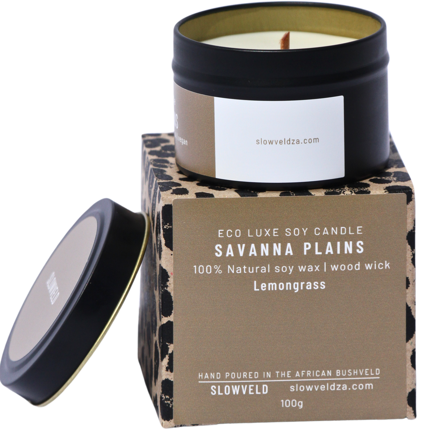 Savanna Plains Travel Soy Candle 100g