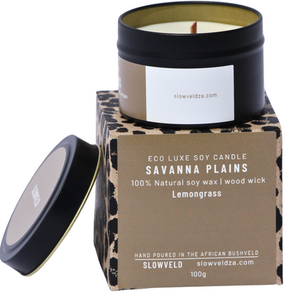 Savanna Plains Travel Soy Candle 100g