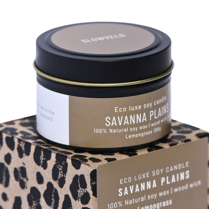 Savanna Plains Travel Soy Candle 100g
