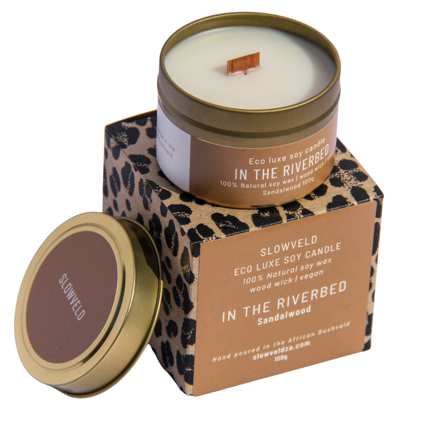 In the Riverbed Travel Soy Candle 100g