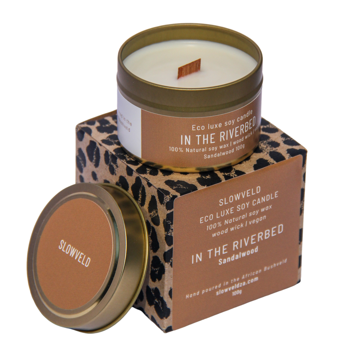 In the Riverbed Travel Soy Candle 100g