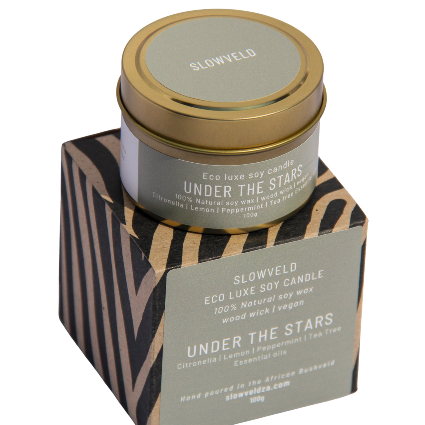 Under the Stars Travel Soy Candle 100g