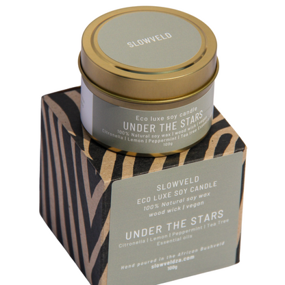 Under the Stars Travel Soy Candle 100g