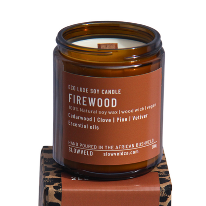 Firewood Soy Candle 200g