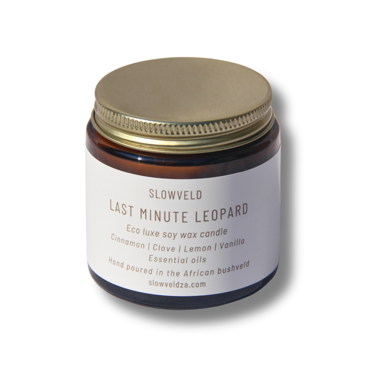 Last Minute Leopard Travel Soy Candle 100g
