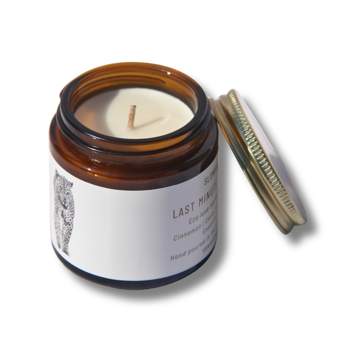Last Minute Leopard Travel Soy Candle 100g