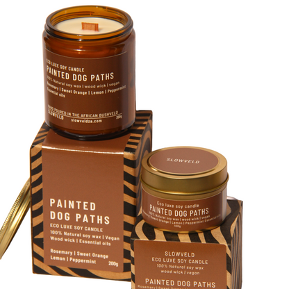 Painted Dog Paths Soy Candle 200g