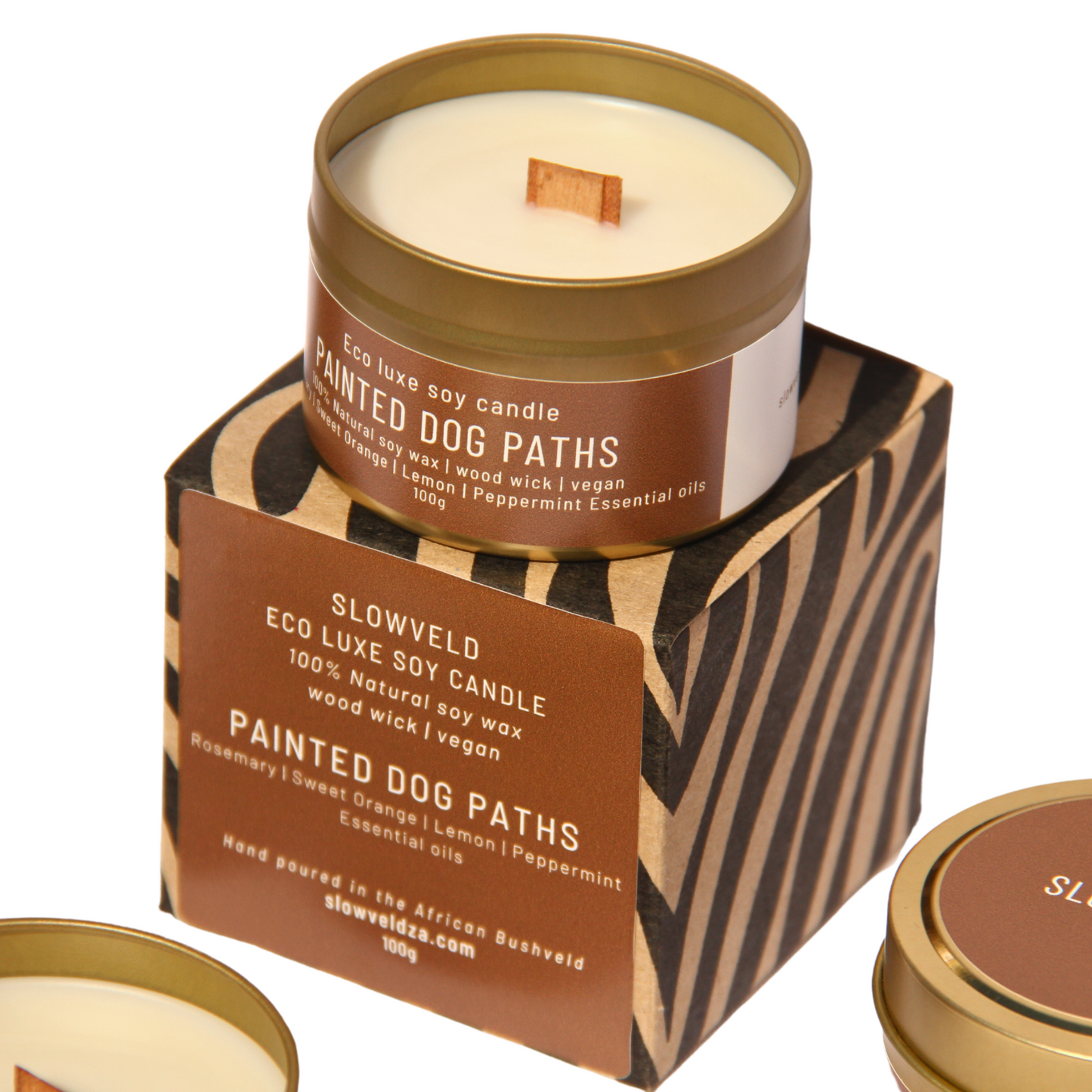 Painted Dog Paths Travel Soy Candle 100g