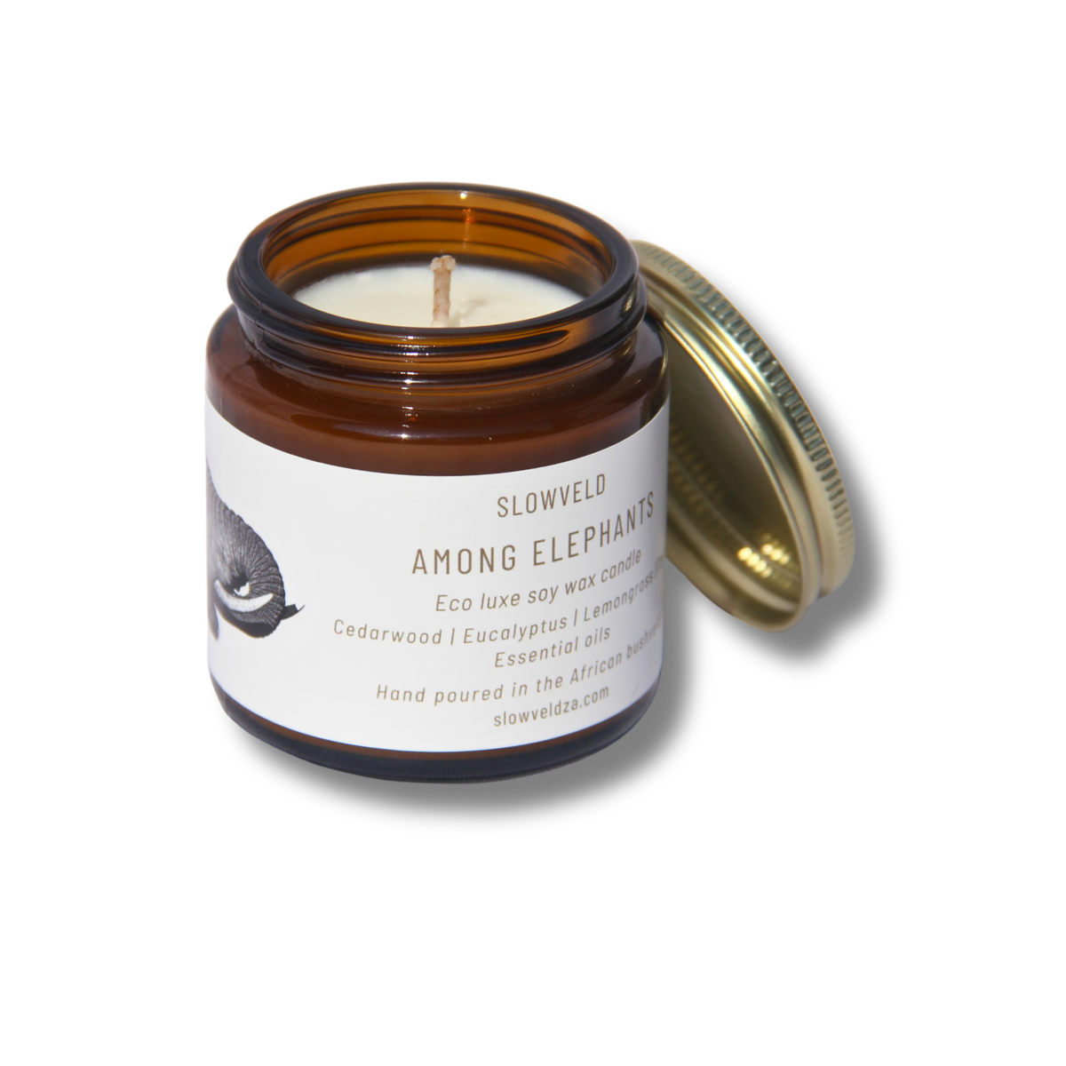 Among Elephants Travel Soy Candle 100g