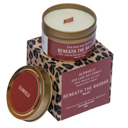 Beneath the Baobab Travel Soy Candle 100g