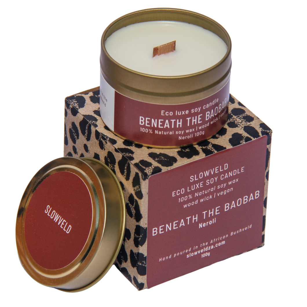 Beneath the Baobab Travel Candle 100g